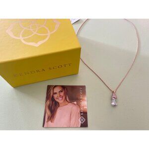 Kendra Scott Colby Pendant Necklace - Rose Gold